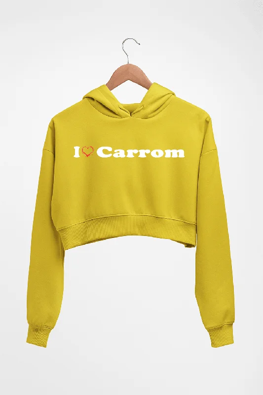 Love Carrom Crop HOODIE FOR WOMEN