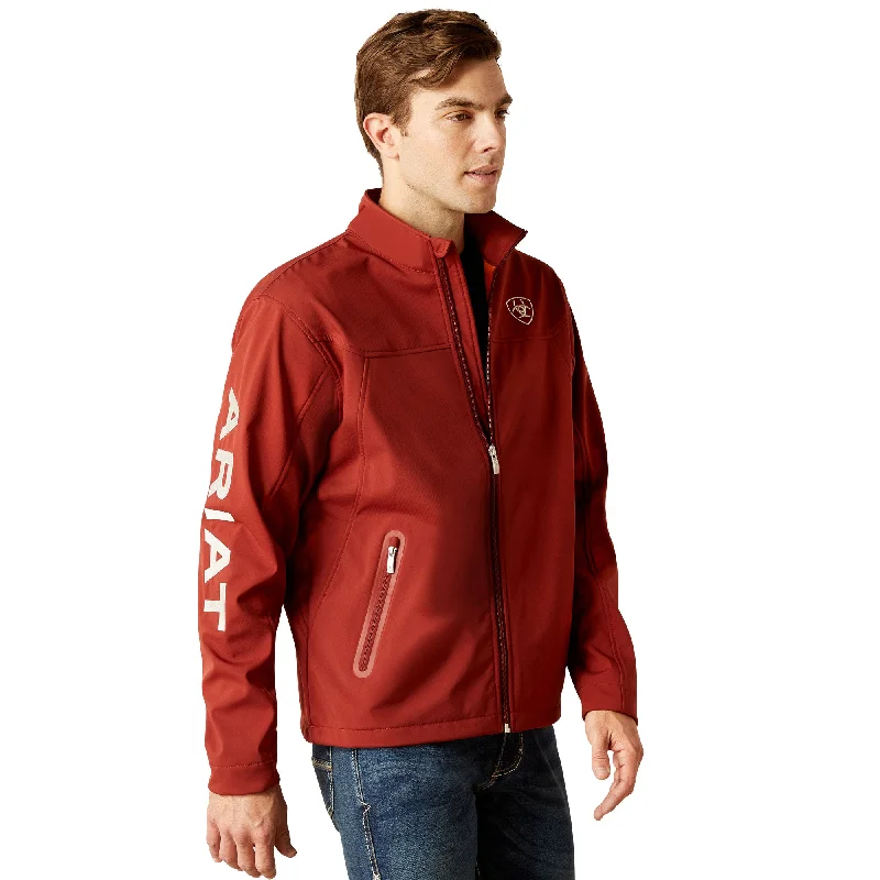 Ariat Men's New Team Fired Brick Softshell Jacket 10046691