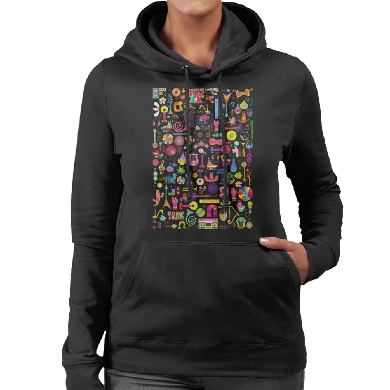 Trolls World Tour Funk Montage Women's Hooded Sweatshirt