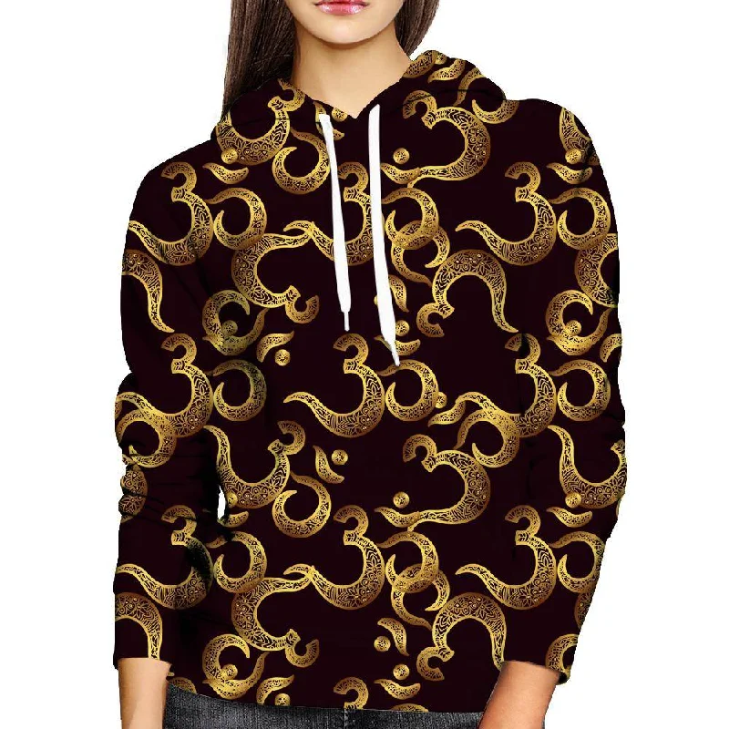 Goldem OM Womens Hoodie