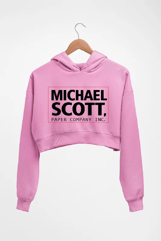 Michael Scott Crop HOODIE FOR WOMEN