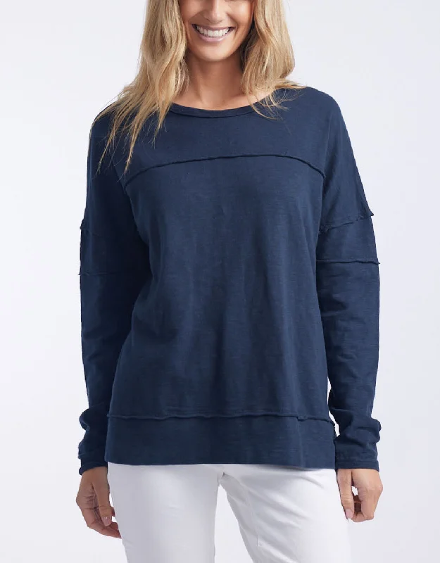 Jayne Throw On Top - Navy