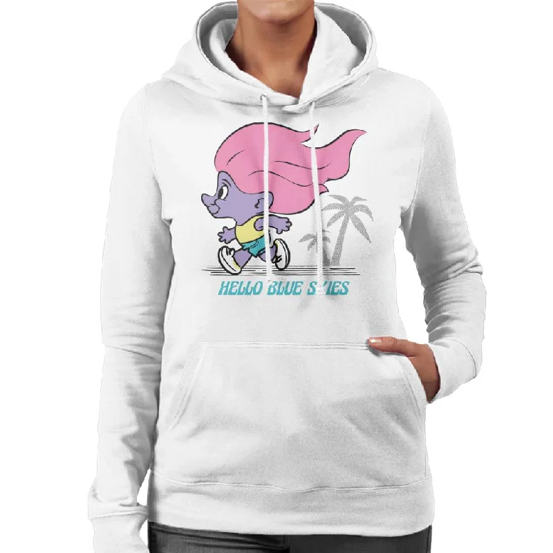 Trolls Hello Blue Skies Women's Hooded Sweatshirt