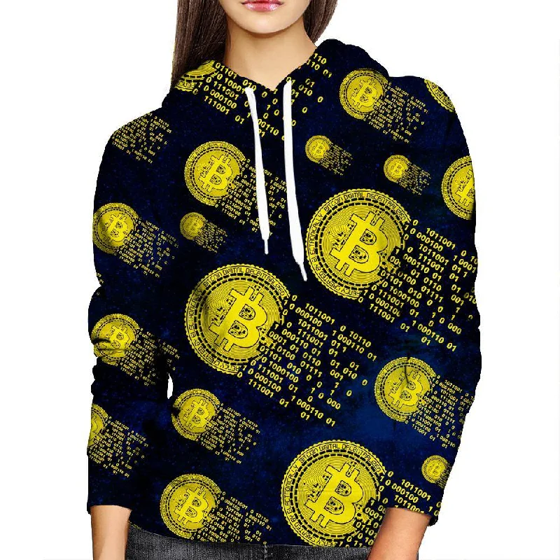 Booming Bitcoin Womens Hoodie