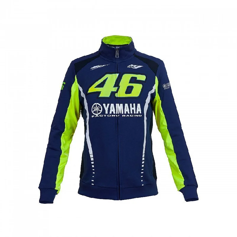 VR46 Official Womans Blue Yamaha Sweatshirt - Ydwfl 272409