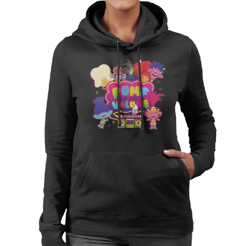 Trolls Pump Up The Volume Women's Hooded Sweatshirt