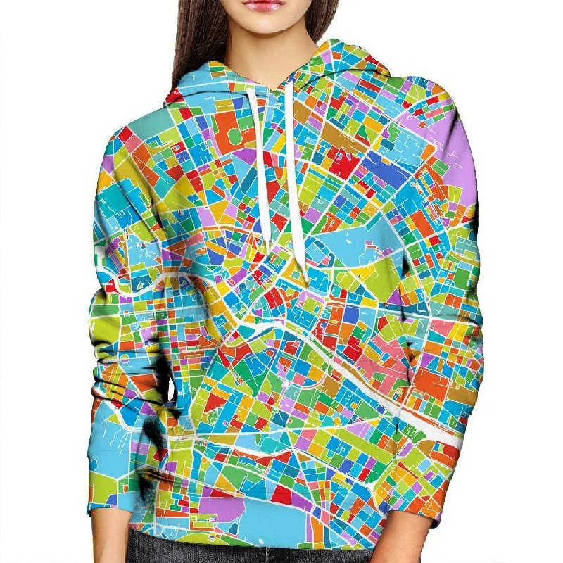 Map Womens Hoodie