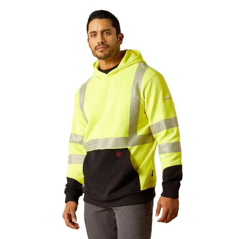 Ariat Men's FR Hi-Vis Neon Yellow Work Hoodie 10052589