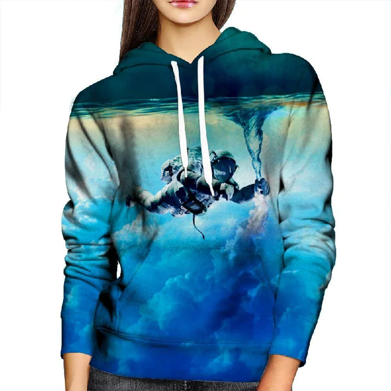 Astronaut Force Womens Hoodie