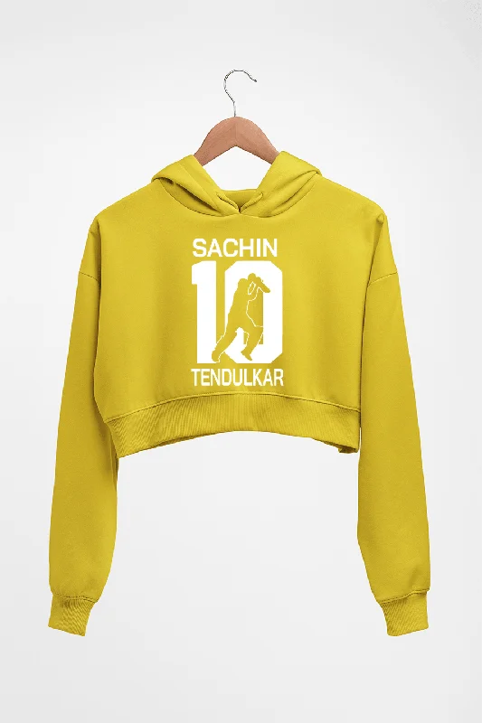 Sachin Tendulkar Crop HOODIE FOR WOMEN