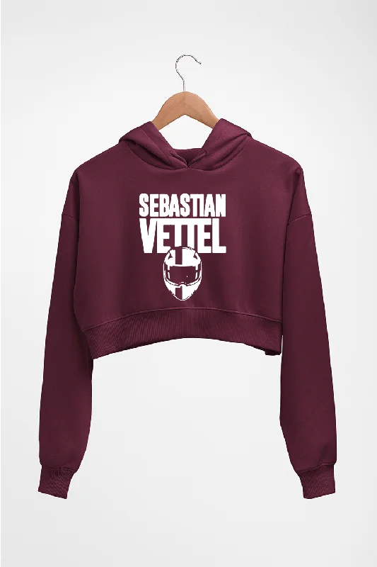 Sebastian Vettel F1 Crop HOODIE FOR WOMEN