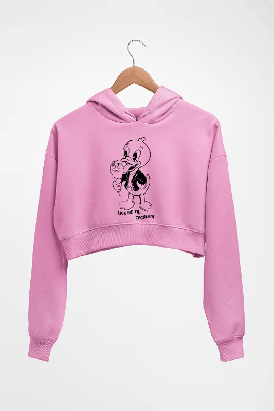 Domrebel Duck Crop HOODIE FOR WOMEN