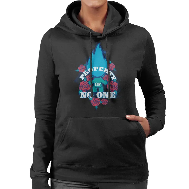 Trolls Roses Property Of No One Women's Hooded Sweatshirt