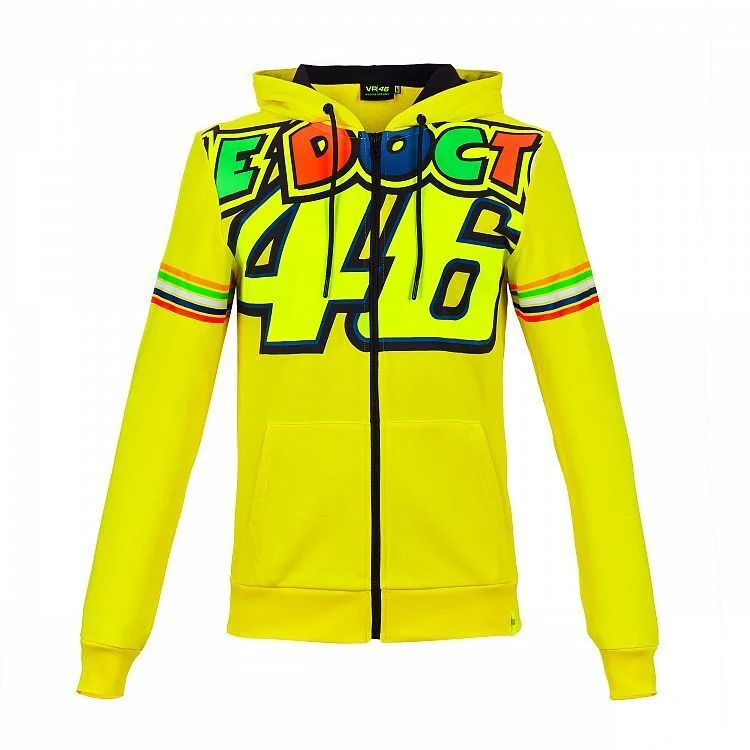 VR46 Official Womans Stripes Hoodie - Vrwfl 307201