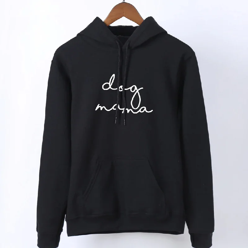 Dog Mama Retro Script Hoodie (MRK X)