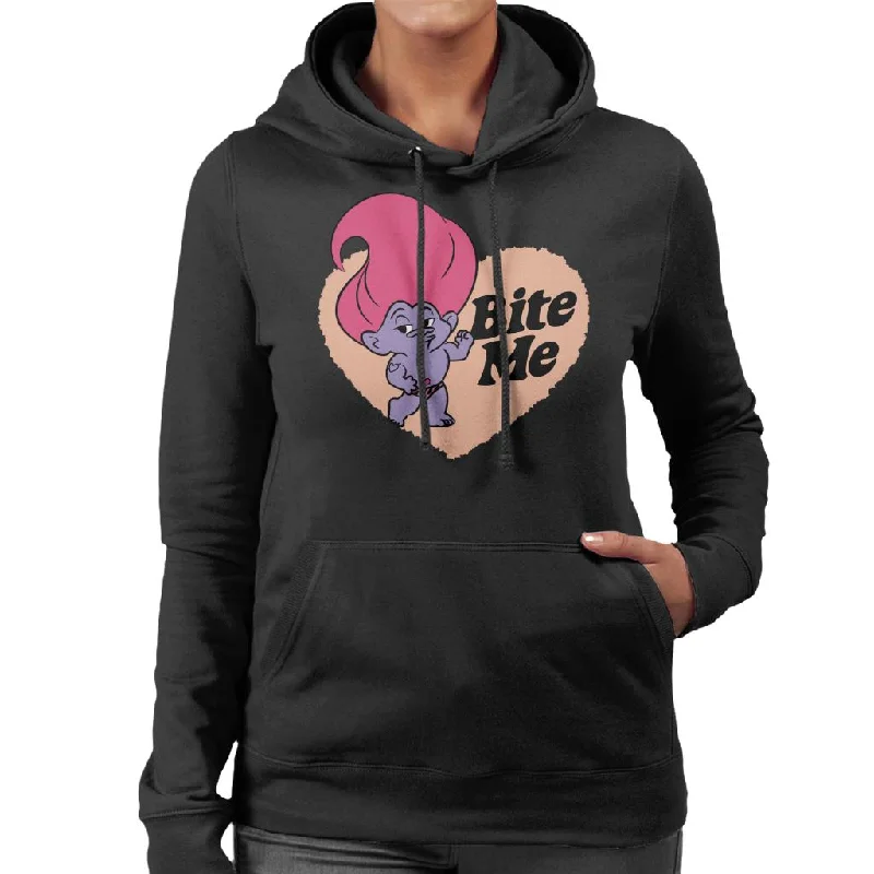 Trolls Loveheart Bite Me Women's Hooded Sweatshirt