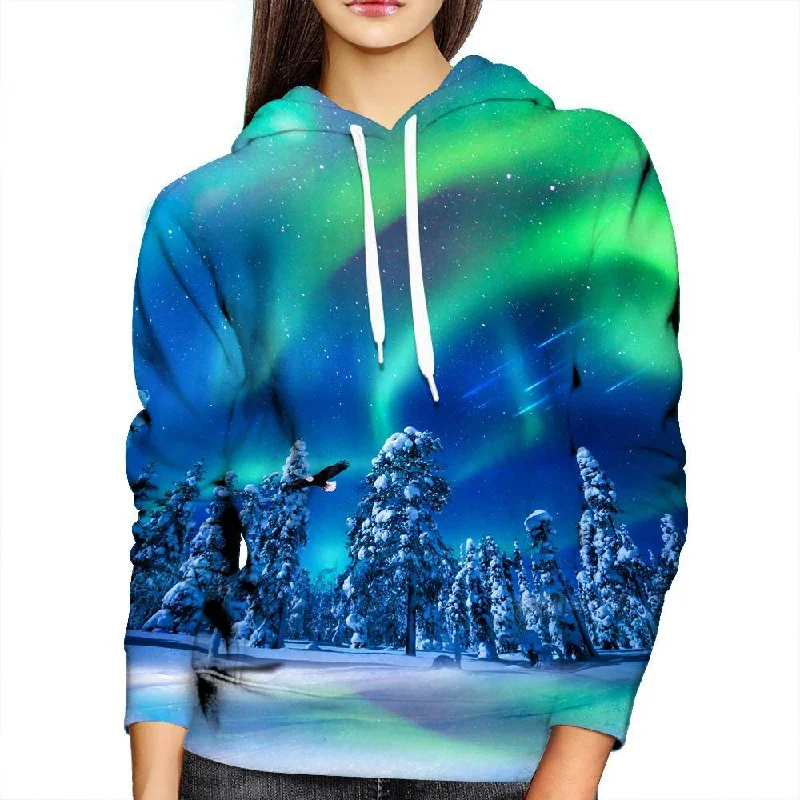 Aurora Borealis Womens Hoodie