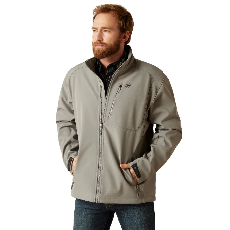 Ariat Men's Logo 2.0 Jetty Grey Softshell Jacket 10046729