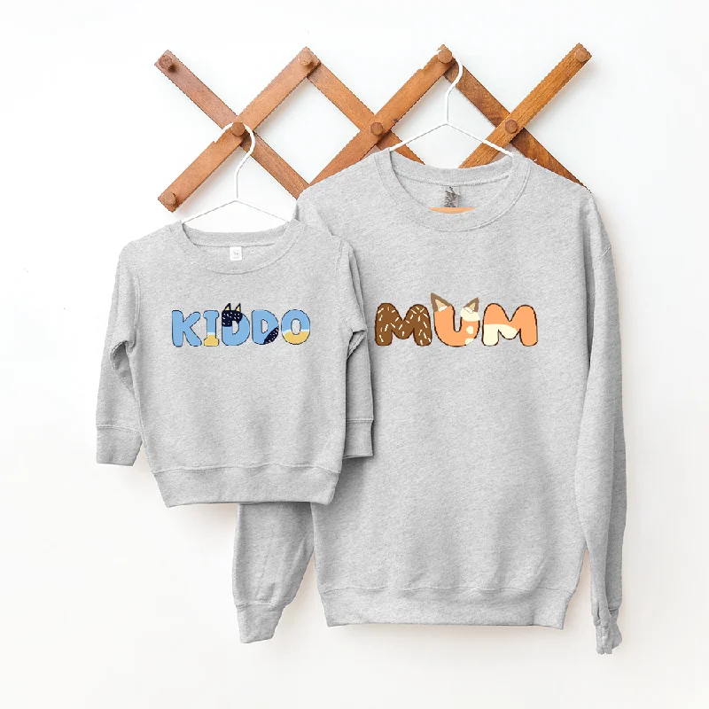 Puppy Dog - Mum & Kiddo Matching Sweatshirts