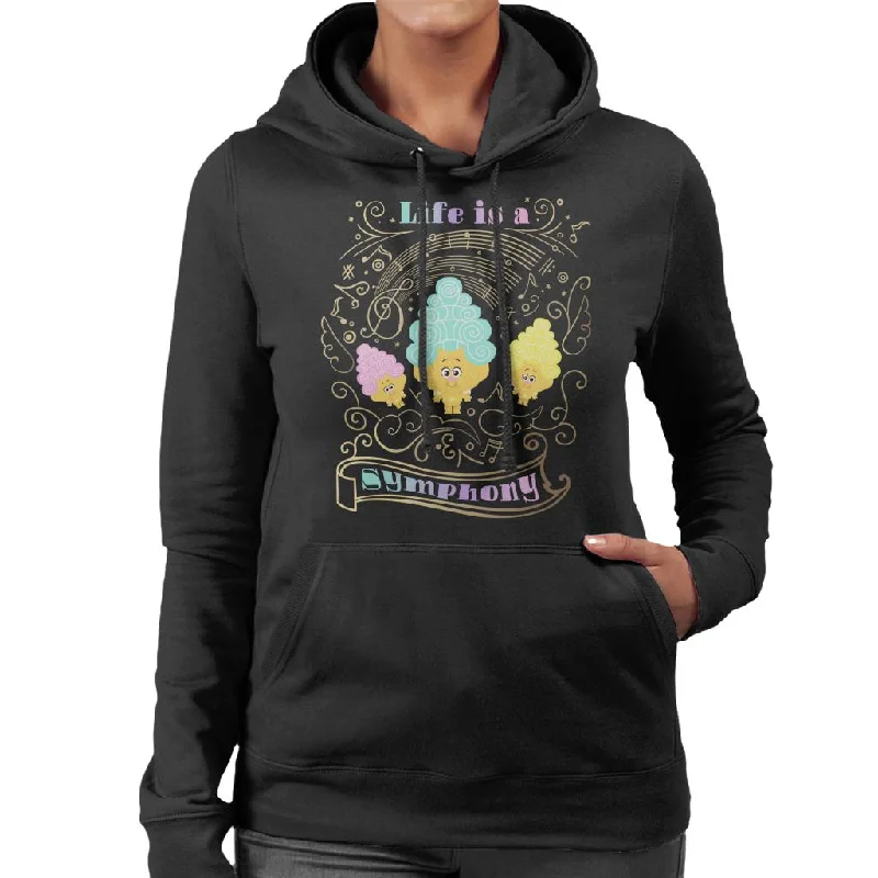 Trolls Classical Trolls Life Is A Symphony Women's Hooded Sweatshirt