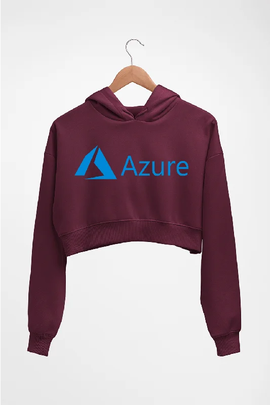 Azure Crop HOODIE FOR WOMEN