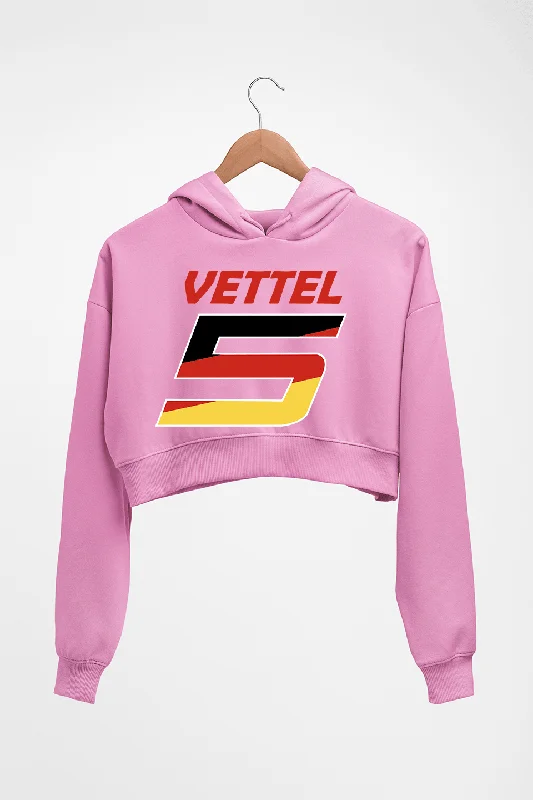 Sebastian Vettel F1 Crop HOODIE FOR WOMEN