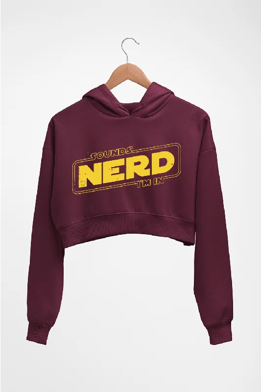 Nerd Crop HOODIE FOR WOMEN