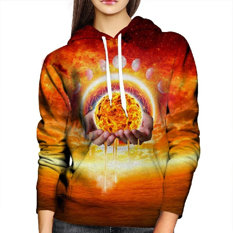 Holding The Sun Womens Hoodie