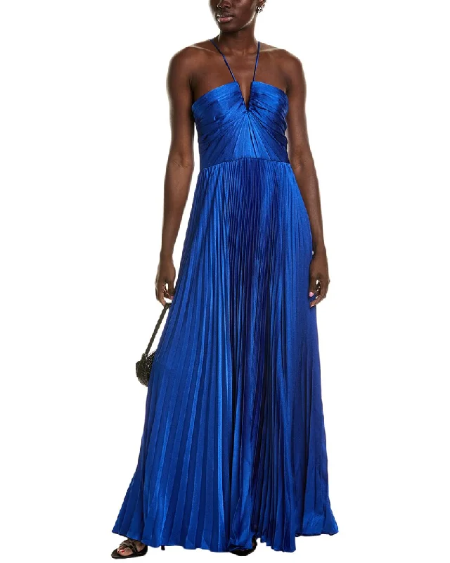 ML Monique Lhuillier Indigo Gown