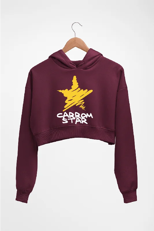 Carrom Star Crop HOODIE FOR WOMEN