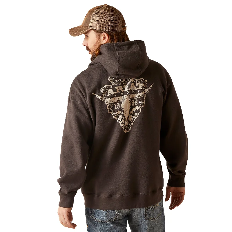 Ariat Men's Phantom Arrowhead Charcoal Hoodie 10046394