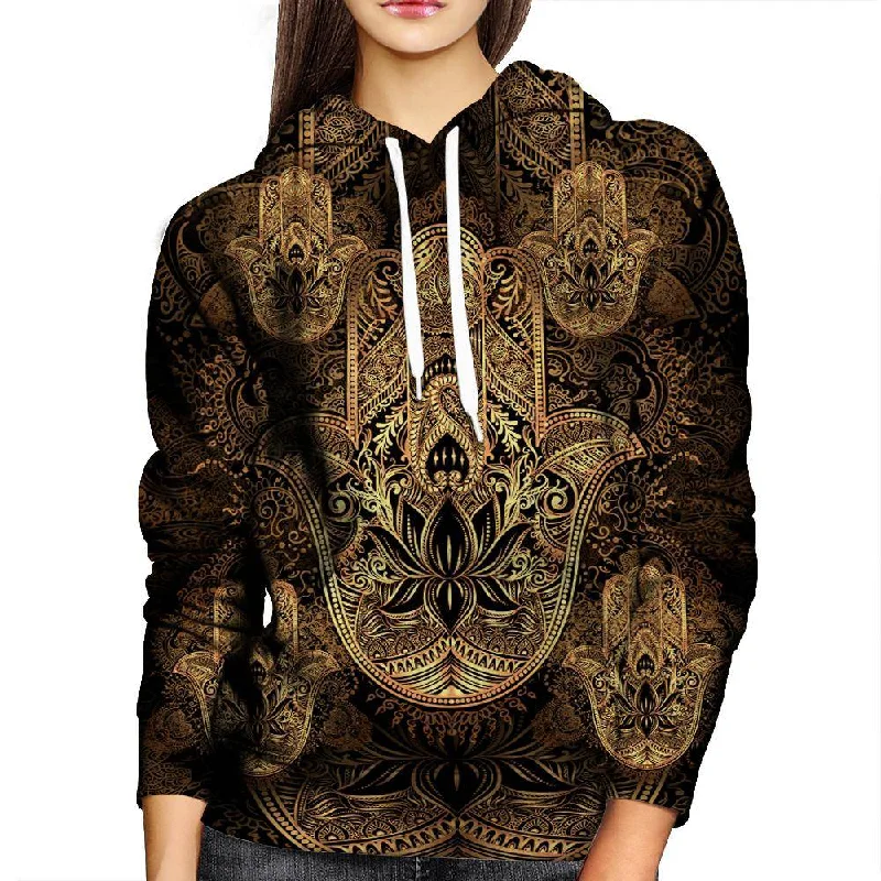 Hand Of Fatima Womens Hoodie