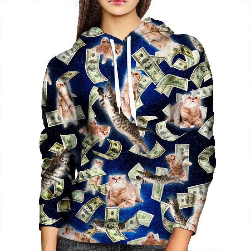 Kitties And Bills Womens Hoodie