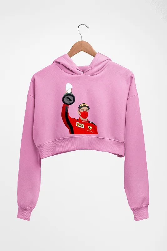 Sebastian Vettel F1 Crop HOODIE FOR WOMEN