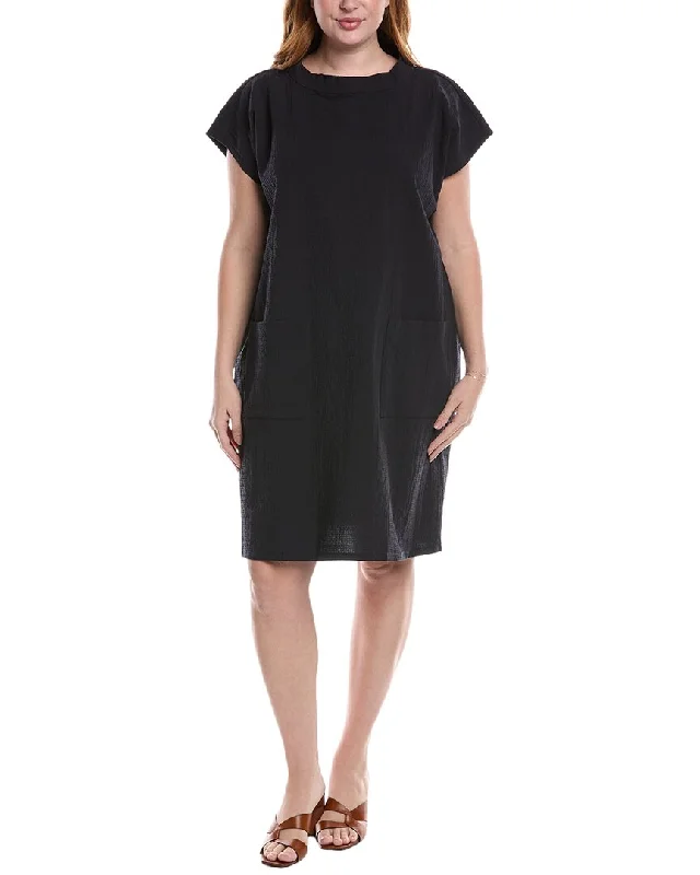 EILEEN FISHER Mock Neck Shift Dress