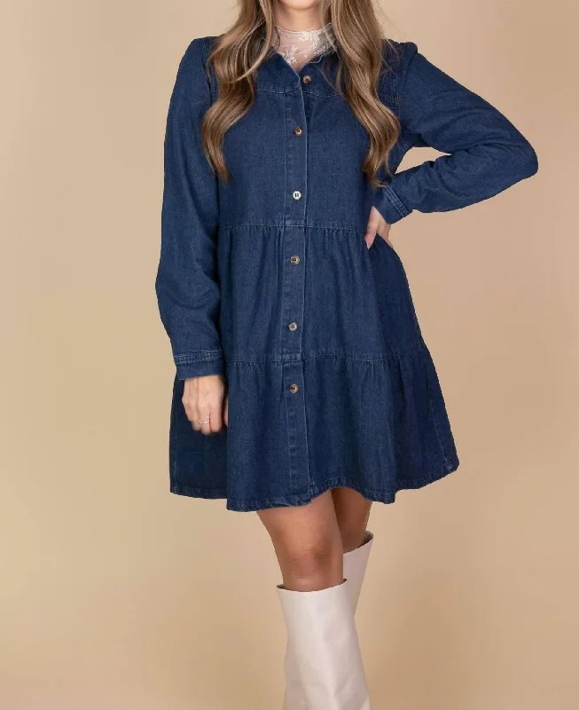 Amelia Jean Dress In Blue