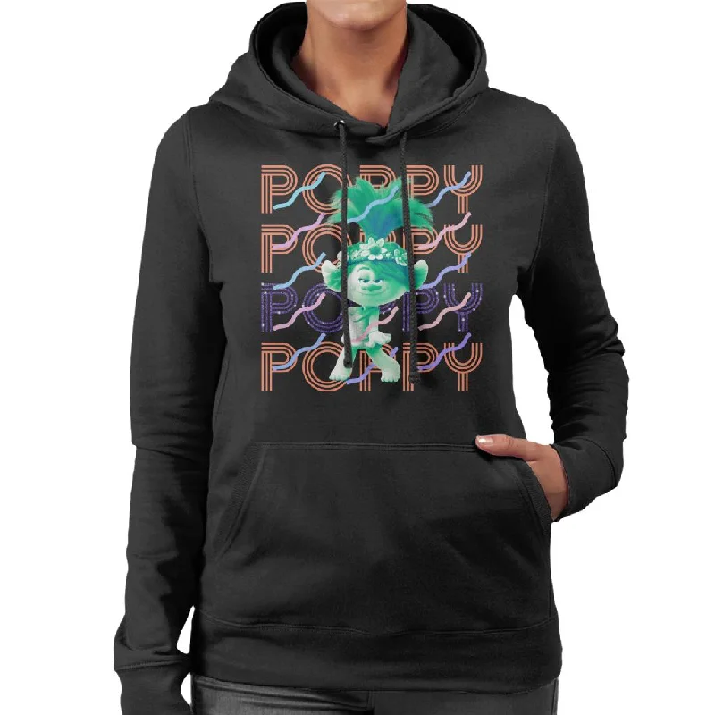 Trolls Poppy Queen Of The Pop Women's Hooded Sweatshirt