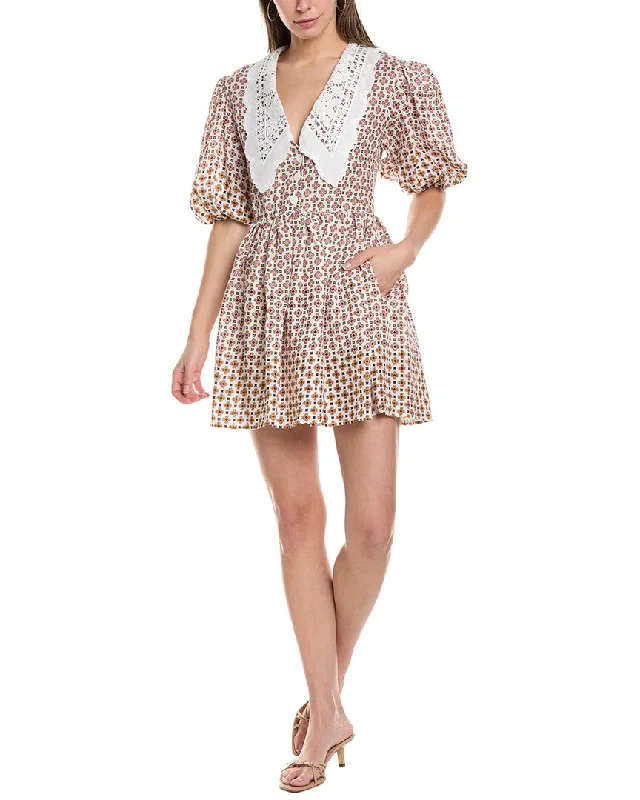 Maje Linen Mini Dress