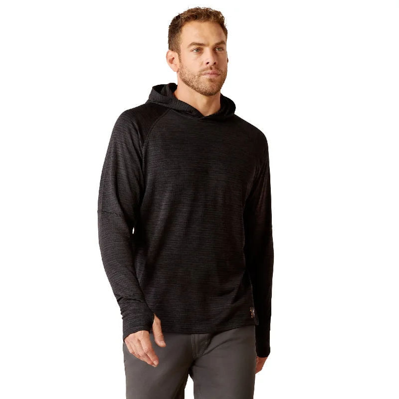 Ariat Men's Rebar Gridwork™ Black Work Hoodie 10052063