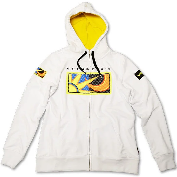 New Official Valentino Rossi VR46 Woman's Zip Up Hoodie - Vrwfl 522 06