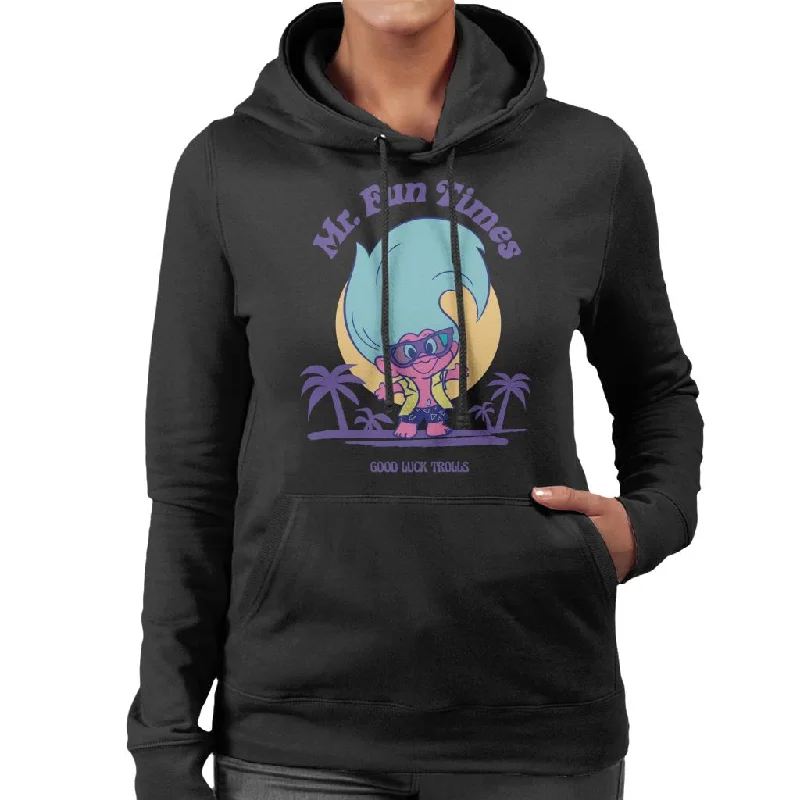 Trolls Mr Fun Times Good Luck Trolls Women's Hooded Sweatshirt