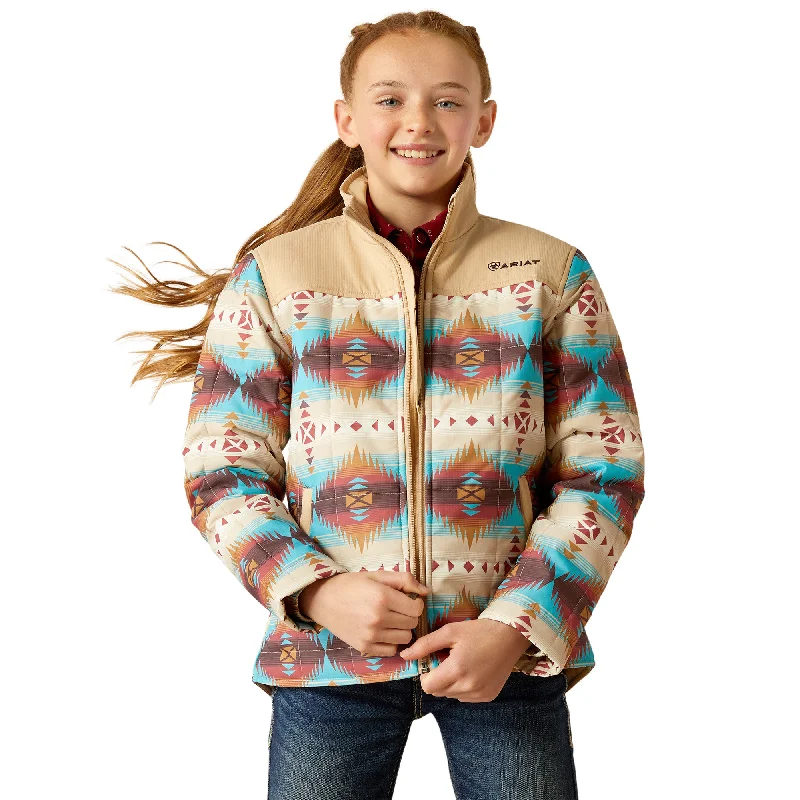 Ariat Youth Girl's Crius Serrano Southwest Print Zip Jacket 10052471