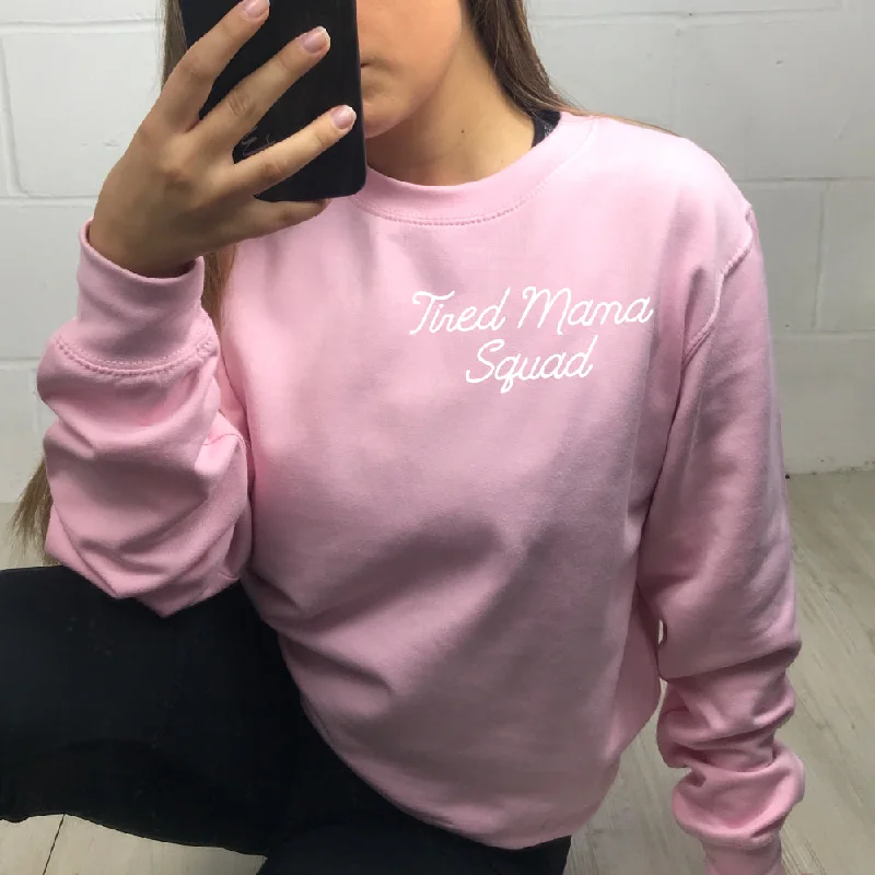 Tired Mama Squad Mini Logo Sweatshirt