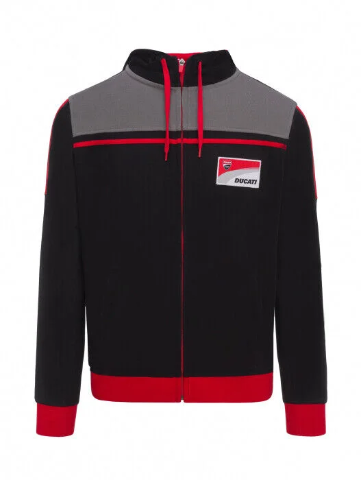 Official Ducati Corse Racing Zip Up Hoodie - 19 26001