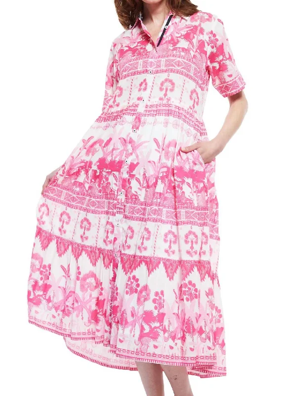 Palm Desert Dress In Pink