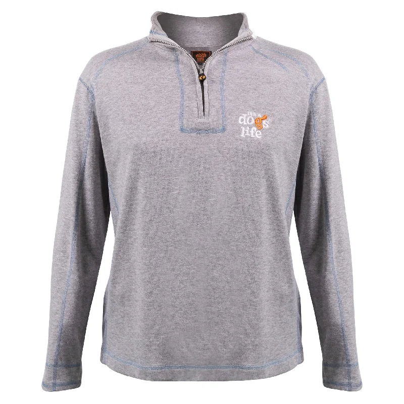 1/3 Zip Sweatshirt - Sport Grey