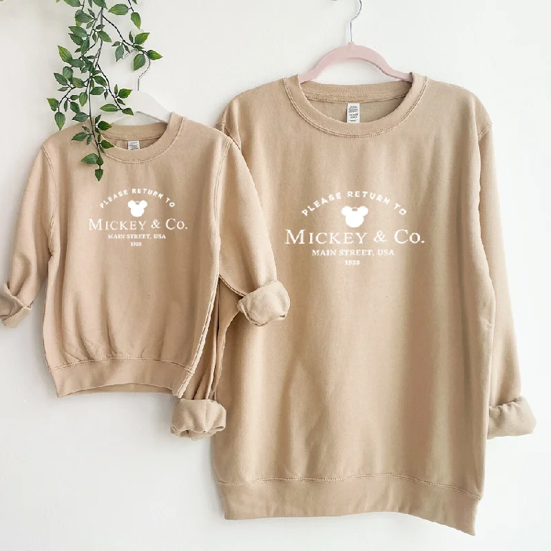 Return To USA Kids Matching Mum & Kid Sweatshirts