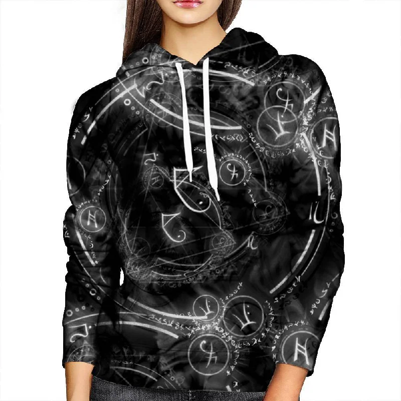 Horoscope Circle Womens Hoodie