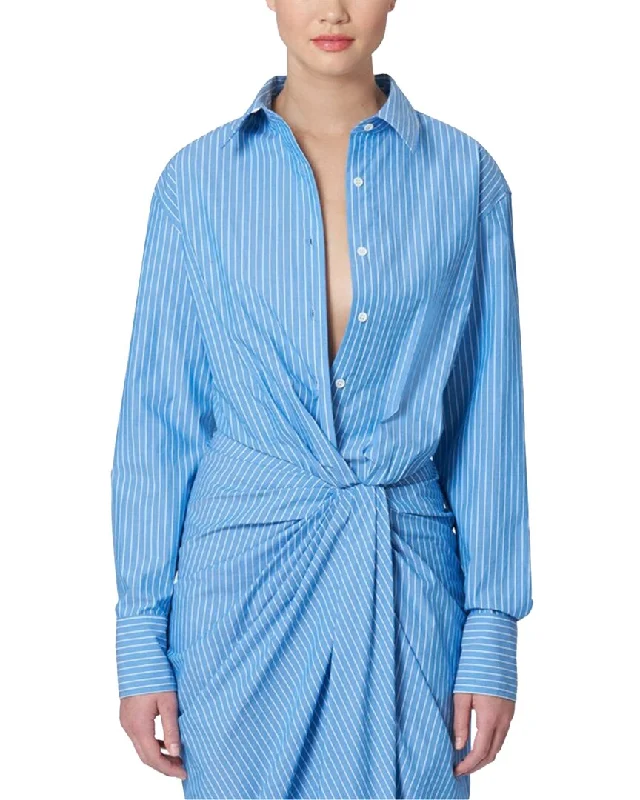 Carolina Herrera Sarong Skirt Shirtdress