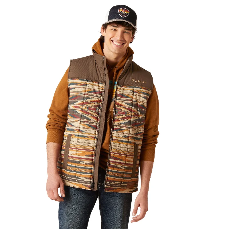 Ariat Men's Chimayo Cruis Aztec Saltillo Brown Vest 10046024